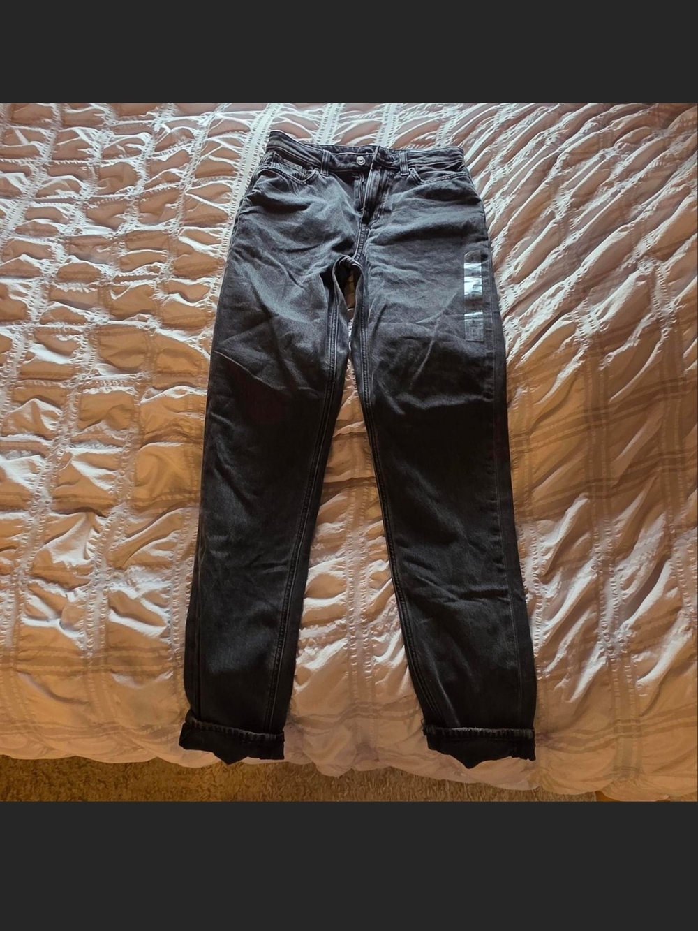 American Eagle Outfitters Black Slim Straight Jeans
